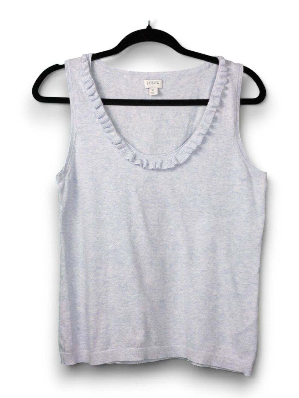 J.CREW Ruffle-Trim Shell | Premium Ultra-Fine Cotton | SIZE M